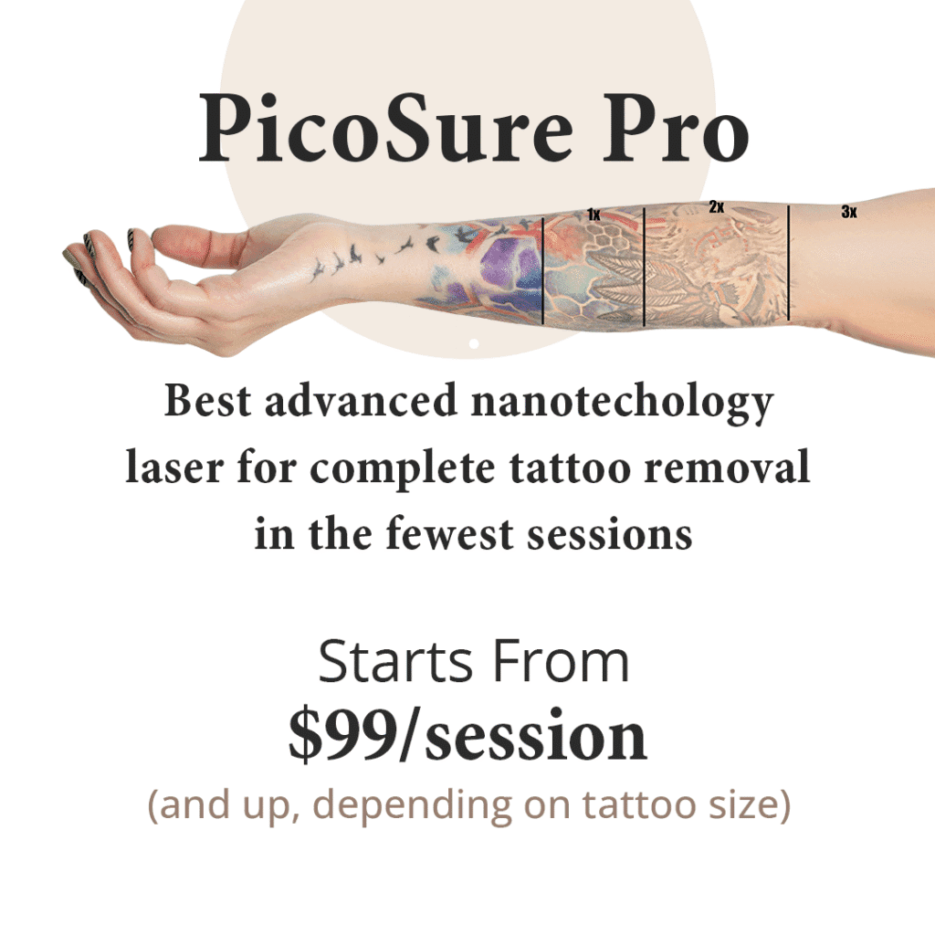PicoSure Pro $99/session