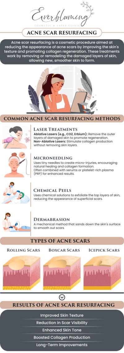 At Everblooming Cosmetic & Laser Clinic, Dr. Gihan El Mokadem and her professional team provide advanced, physician-led treatments to significantly reduce the appearance of acne scars and restore your skin’s smooth texture. Whether you are dealing with deep pitted scars or post-inflammatory hyperpigmentation, our team develops a personalized treatment plan to help you achieve a clearer, more confident complexion. For more information, contact us today or schedule an appointment online. We are conveniently located at 1885 Glenanna Rd Unit # 110, Pickering, ON L1V 6R6. We serve clients from Pickering ON, Ajax ON, Scarborough ON, Green River ON, Whitby ON, and surrounding areas.