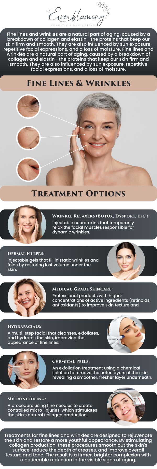 Prevent and diminish the appearance of fine lines with the personalized aesthetic care of Dr. Gihan El Mokadem and her professional team. Our goal is to boost your natural collagen levels, providing a subtle, non-invasive "refresh" that keeps your skin looking youthful and vibrant without the need for surgery. For more information, contact us today or schedule an appointment online. We are conveniently located at 1885 Glenanna Rd Unit # 110, Pickering, ON L1V 6R6. We serve clients from Pickering ON, Ajax ON, Scarborough ON, Green River ON, Whitby ON, and surrounding areas.